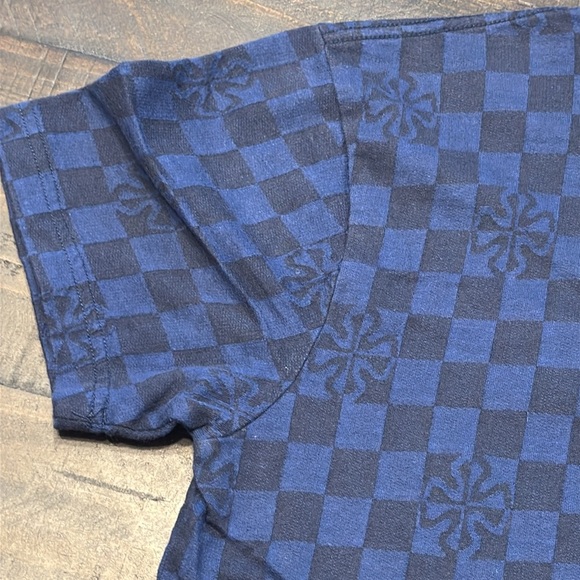 (EUC) VANS Blue Short Sleeve Checkerboard T-Shirt Men’s Size Medium - Picture 9 of 13